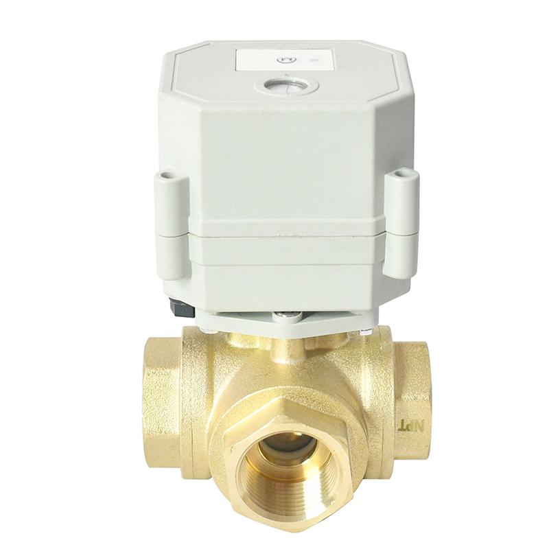 A20系列-DN20黃銅三通 Wi-Fi 電動(dòng)閥