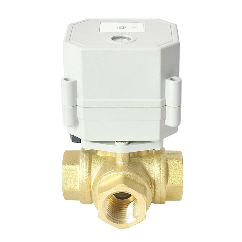 A20系列-DN15黃銅三通 Wi-Fi 電動(dòng)閥