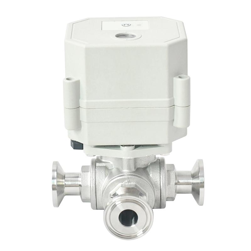 A20系列-DN8 不銹鋼三通快裝 Wi-Fi 電動(dòng)閥