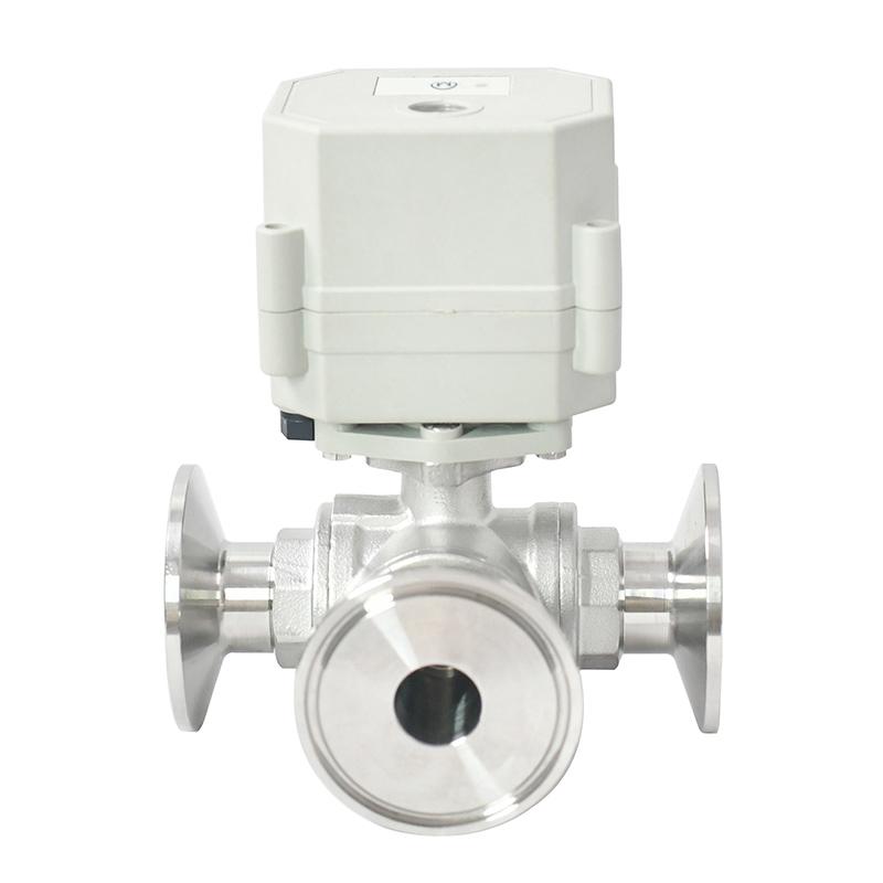 A20系列-DN15 不銹鋼三通快裝 Wi-Fi 電動(dòng)閥